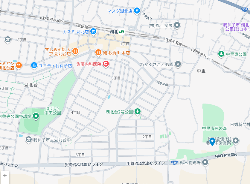 野営場ご案内図